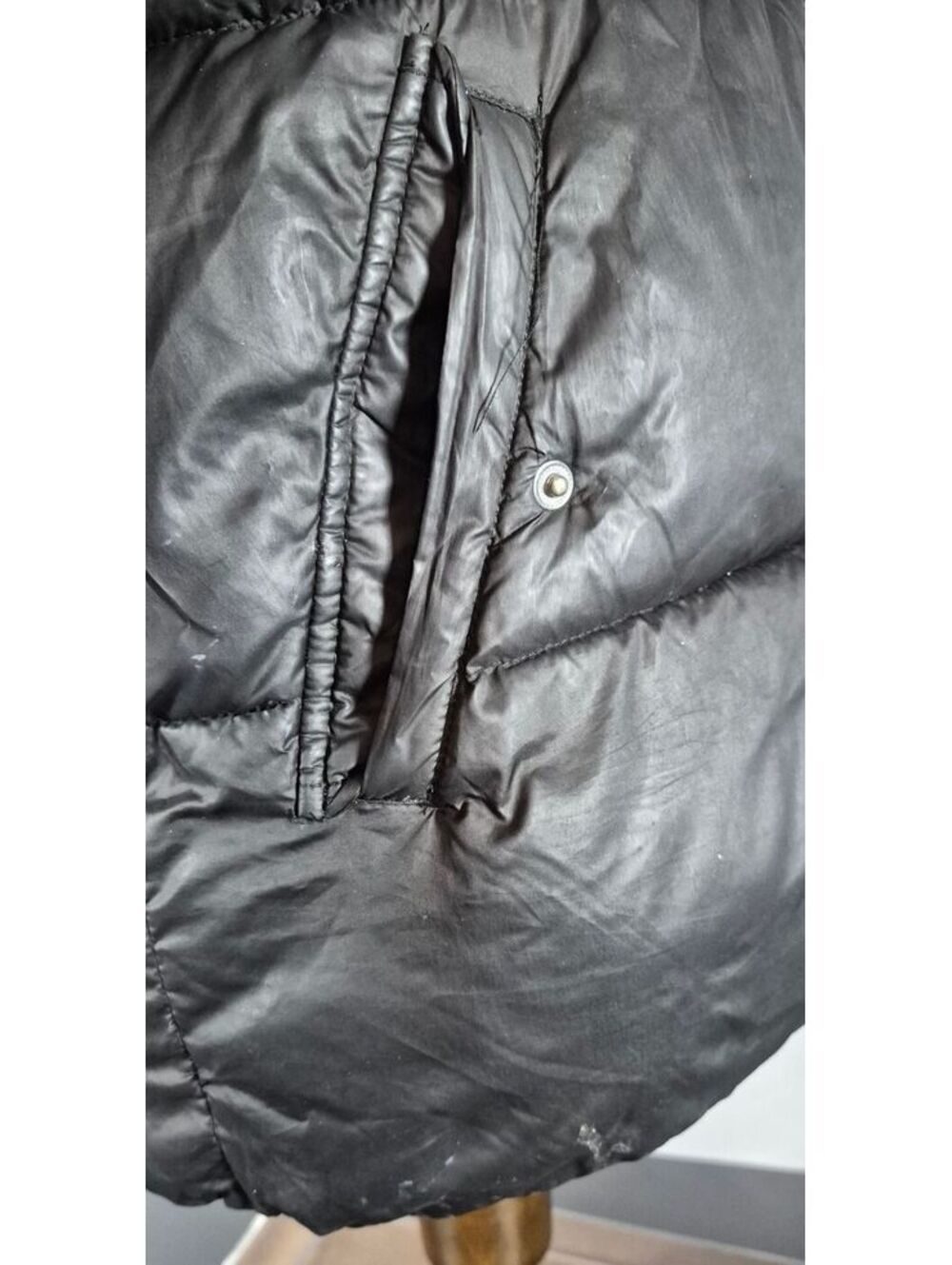 Michael Kors Black Hooded Puffer Coat, Girls 18/20 - Picture 6 of 9